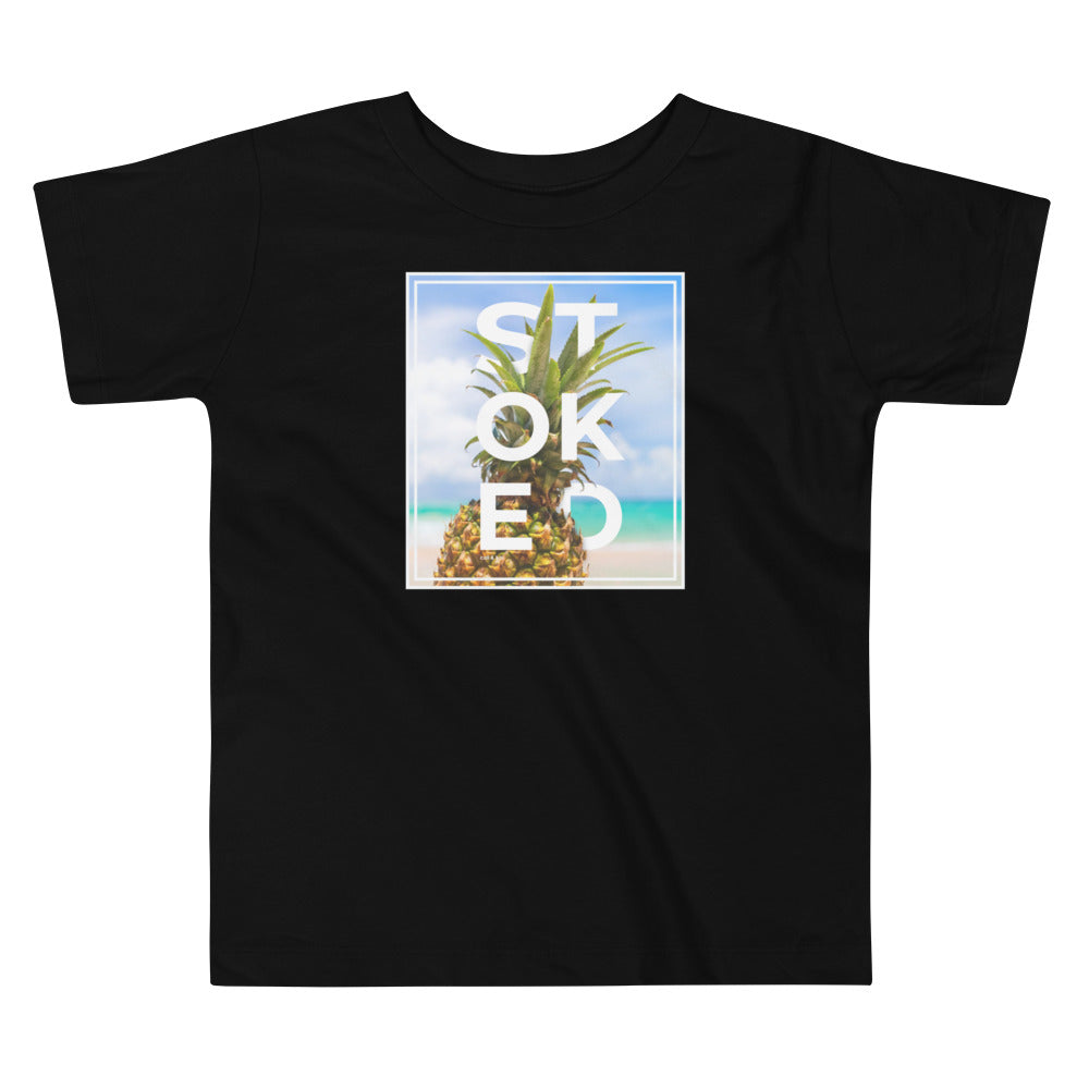 STOKED Pineapple - Toddler Tee image 0