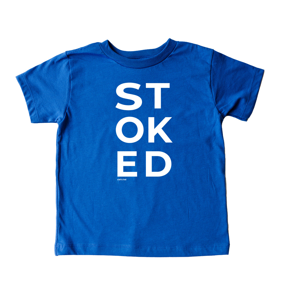 STOKED Toddler Tee - Royal Blue image 0