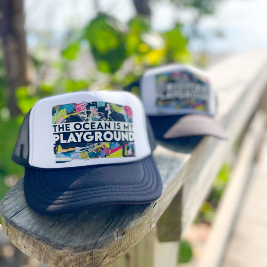 Ocean Is My Playground - Foam Trucker - Kids & Adult image 1