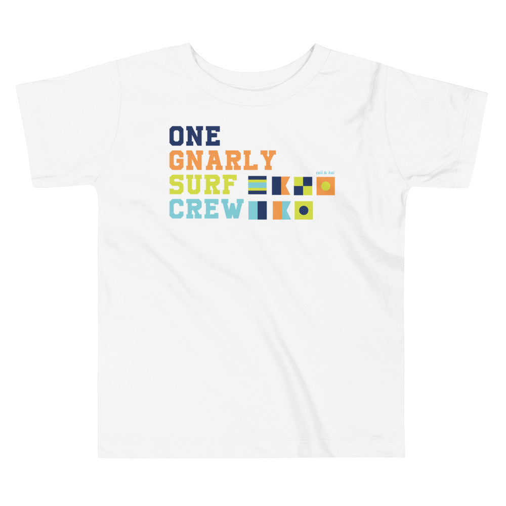 One Gnarly Surf Crew - Toddler Tee image 0