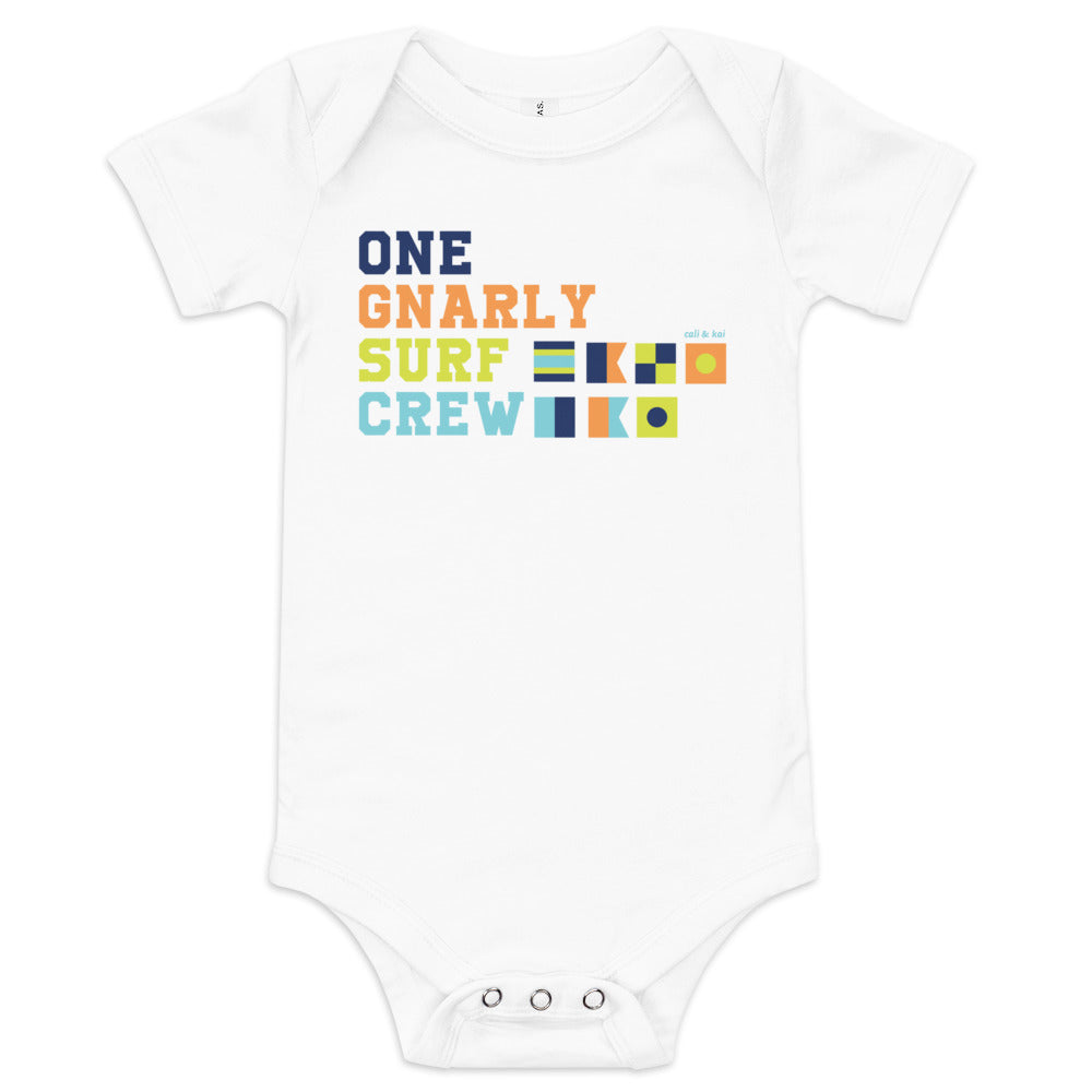 One Gnarly Surf Crew - Bodysuit image 0