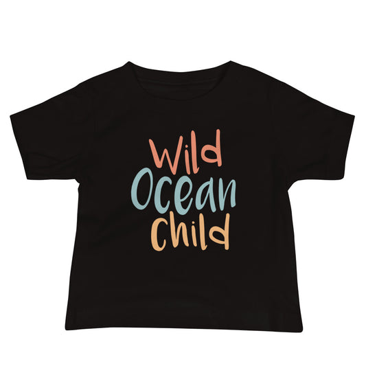 Wild Ocean Child Baby Tee image 0