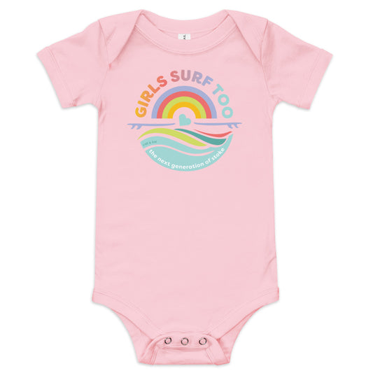 Girls Surf Too Bodysuit image 0