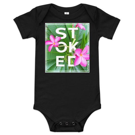 Stoked Pink Plumeria Bodysuit