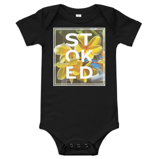 Stoked Yellow Plumeria Bodysuit