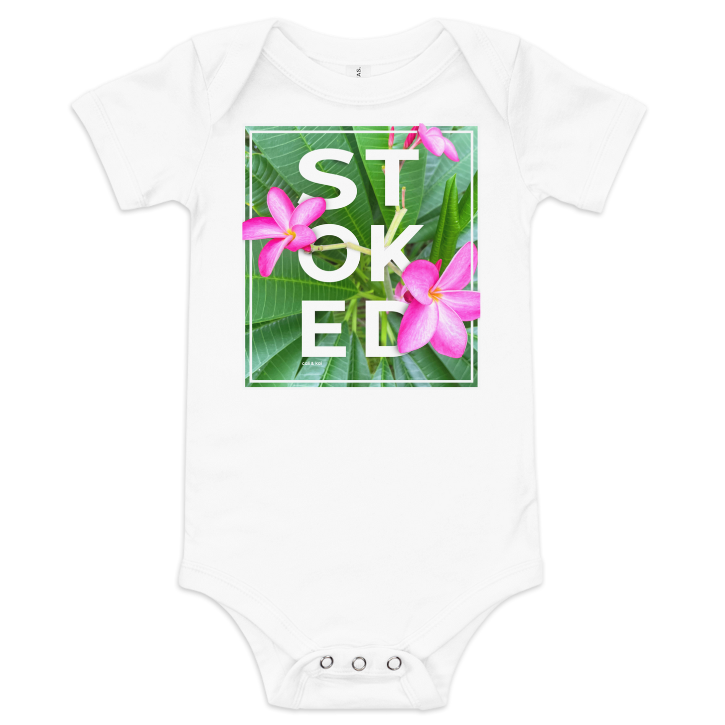 Stoked Pink Plumeria Bodysuit