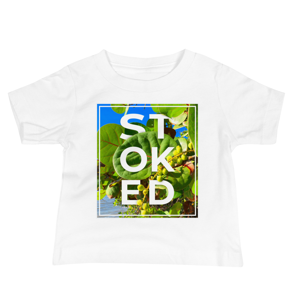 Stoked Sea Grape Baby Tee