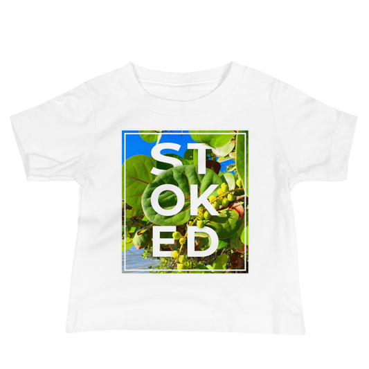 Stoked Sea Grape Baby Tee