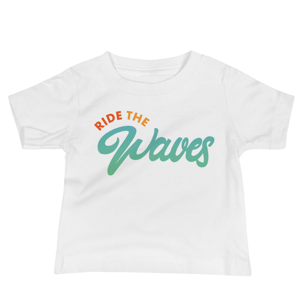 Ride The Waves Baby Tee image 3