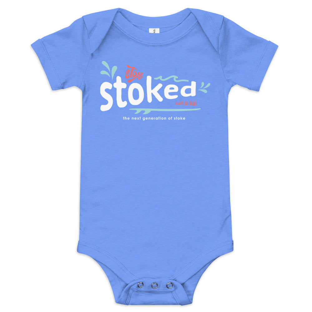 Stay Stoked Bodysuit - White image 1