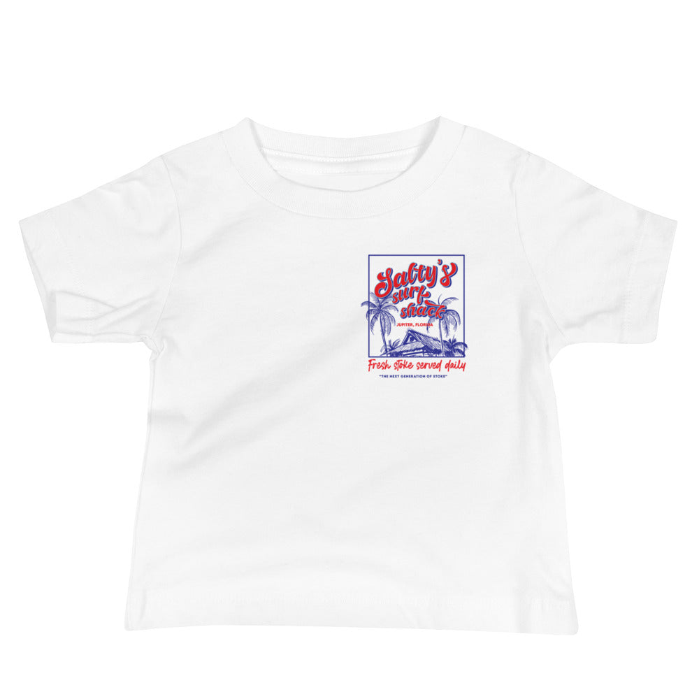 Salty's Surf Shack - Baby Tee image 3