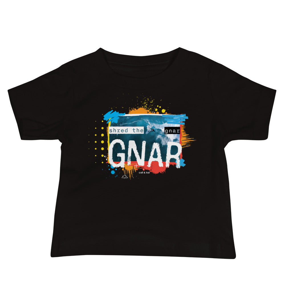 Shred The Gnar Baby Tee image 1