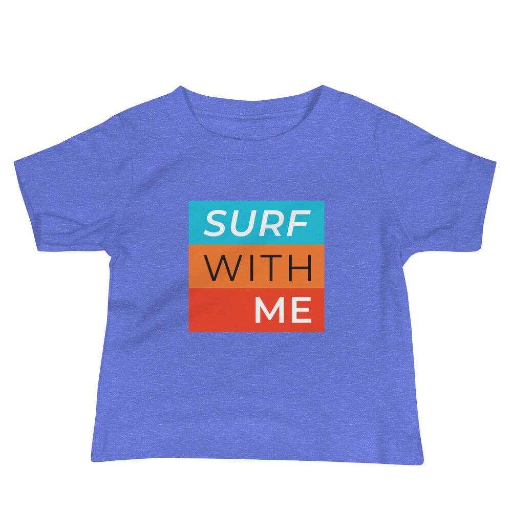 Surf With Me - Baby Tee image 1
