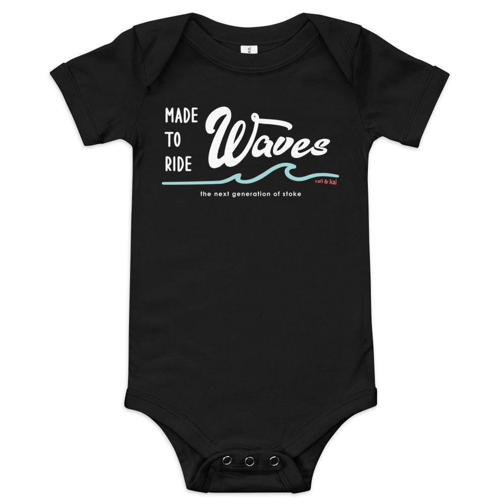 Made To Ride Waves Bodysuit - White image 0