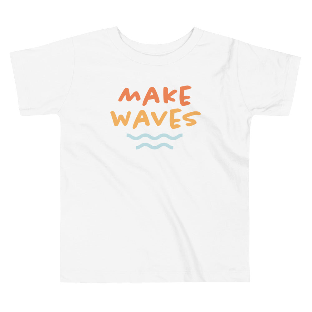 Make Waves Toddler Tee image 0