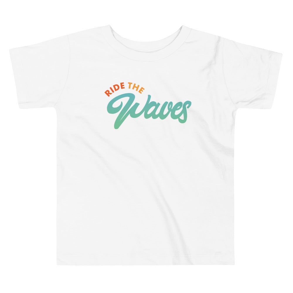 Ride The Waves Toddler Tee image 0