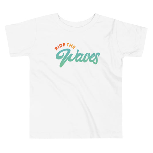 Ride The Waves Toddler Tee image 0