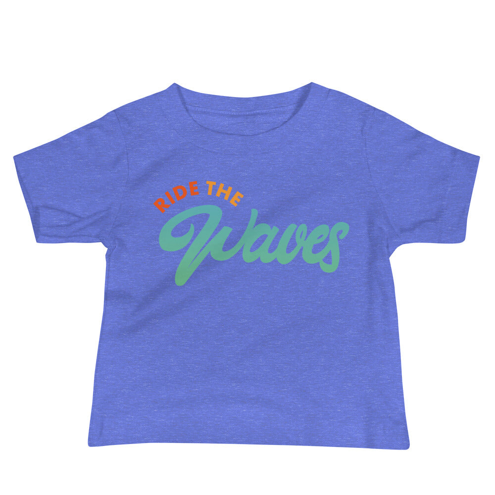 Ride The Waves Baby Tee image 2