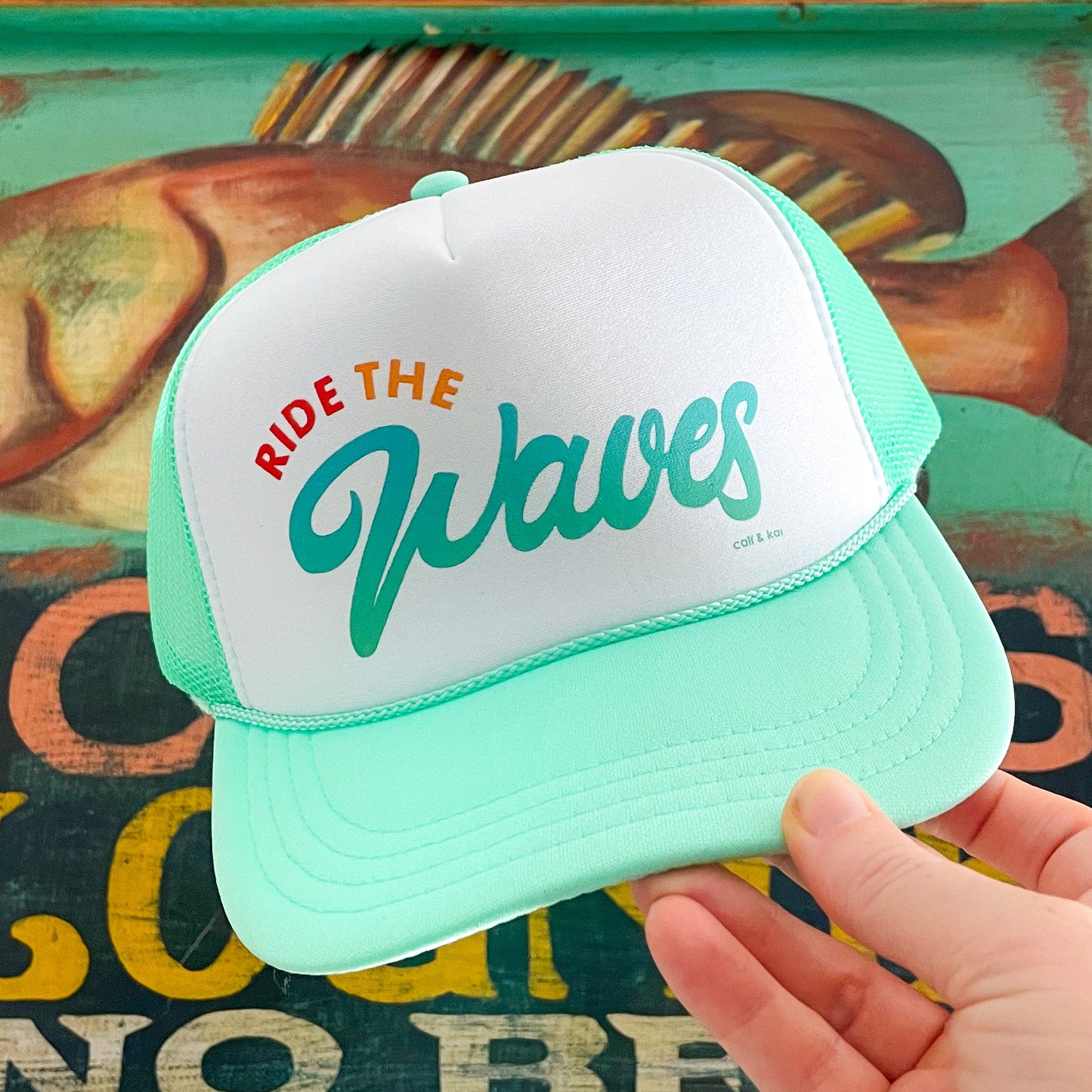 Ride The Waves - Kids Foam Trucker image 0