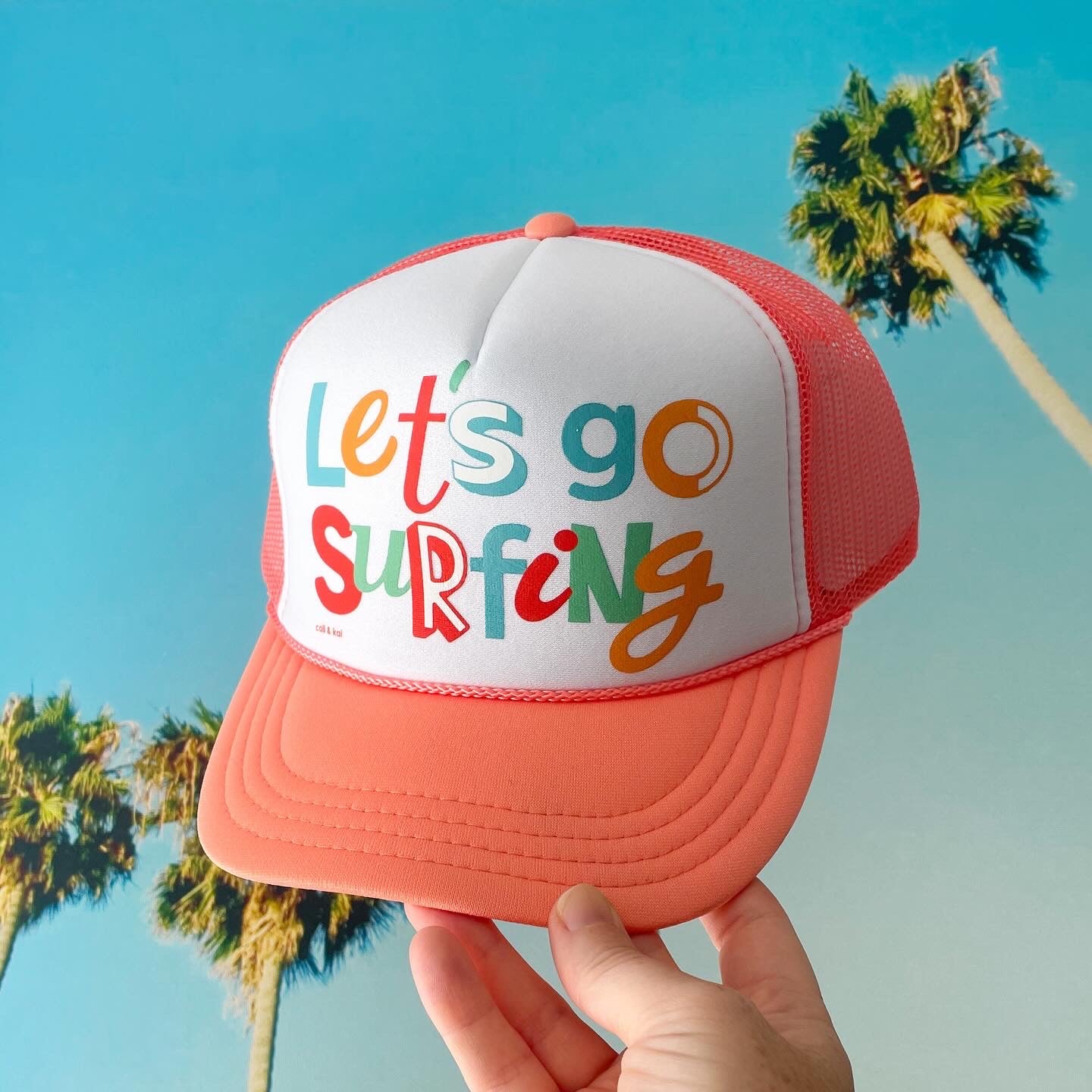 Let's Go Surfing - Kids Foam Trucker Hat image 1