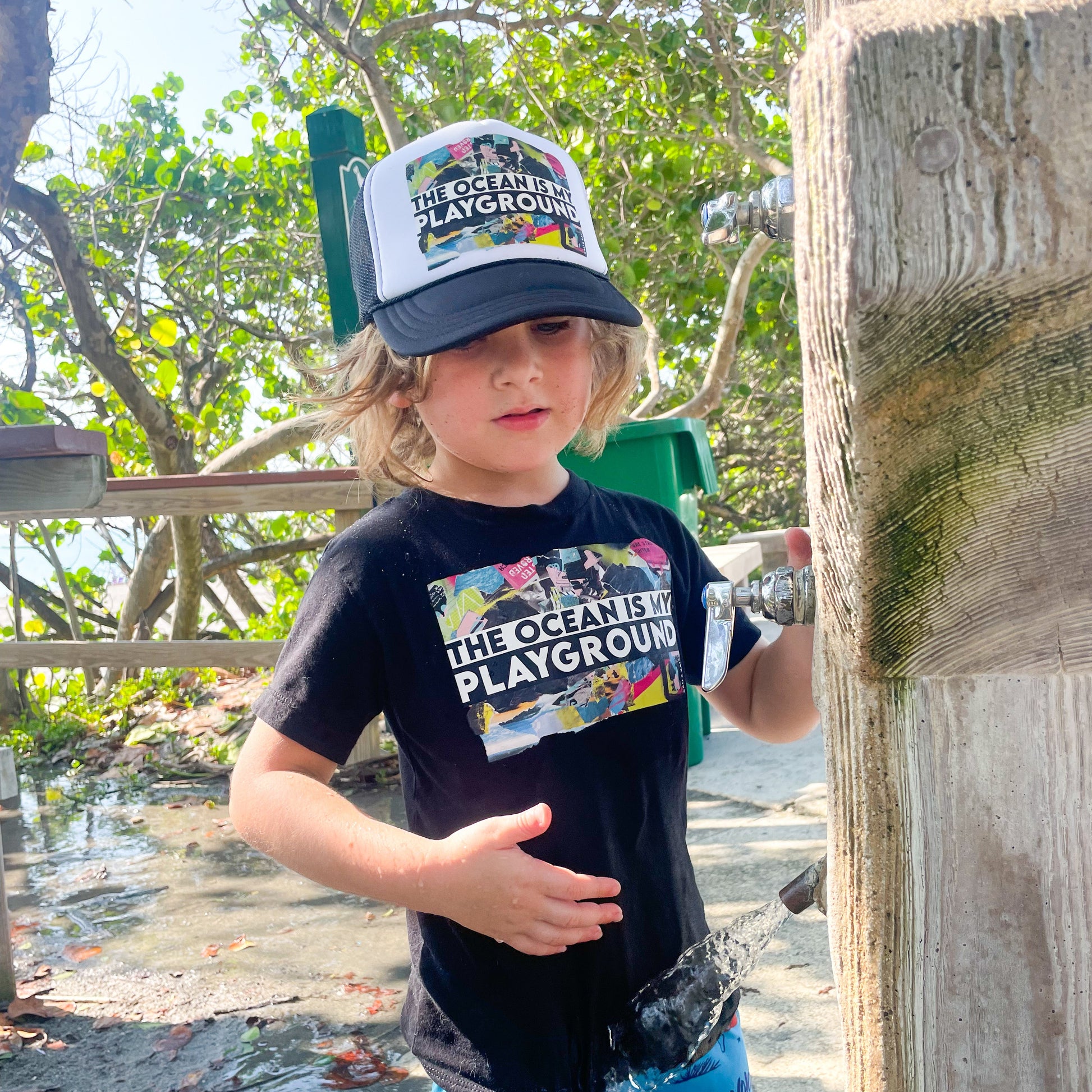 Ocean Is My Playground - Foam Trucker - Kids & Adult image 4