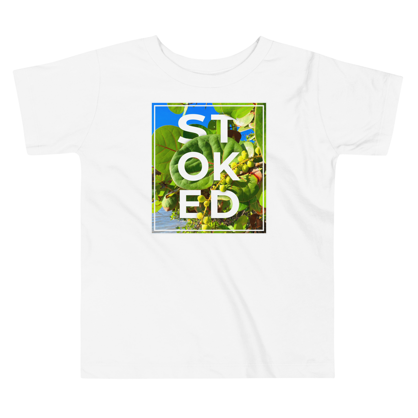 Stoked Sea Grape Toddler Tee